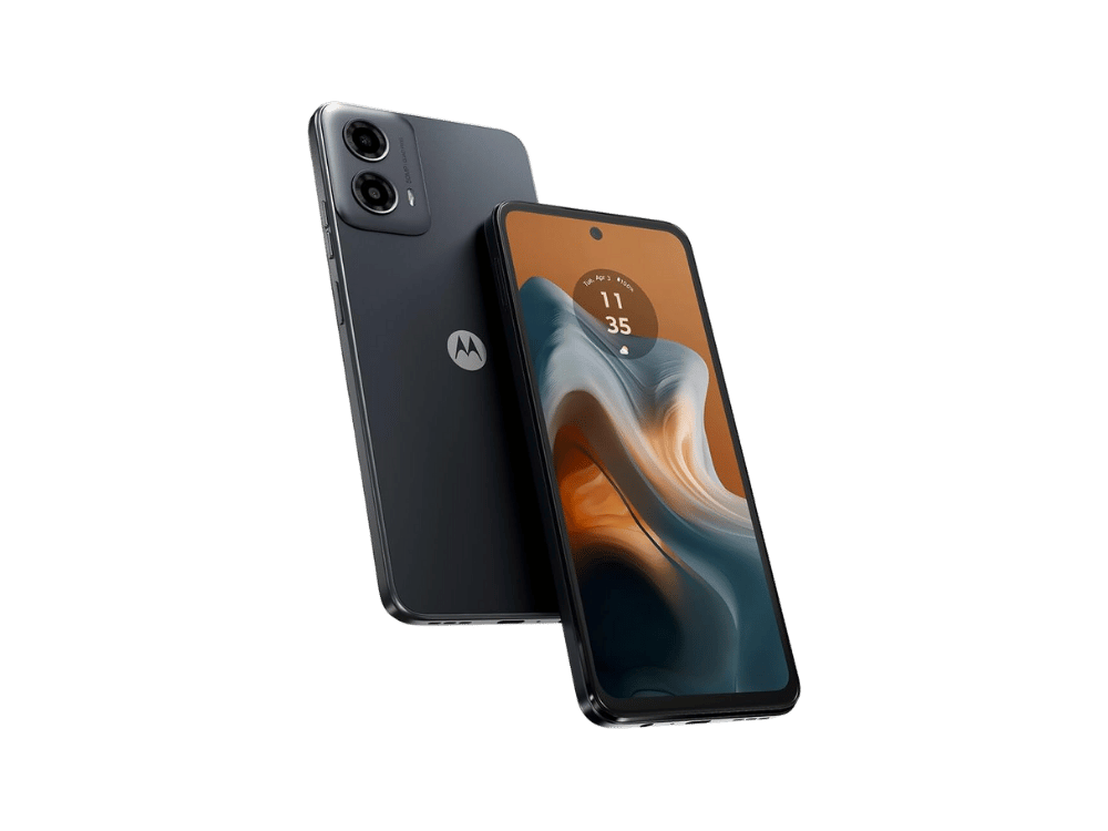 Smartphone Motorola Moto G34 5G com tela de 6.6 polegadas Full HD+, câmera tripla de 50MP e bateria de 5000mAh. Ideal para conectividade 5G e fotos incríveis.